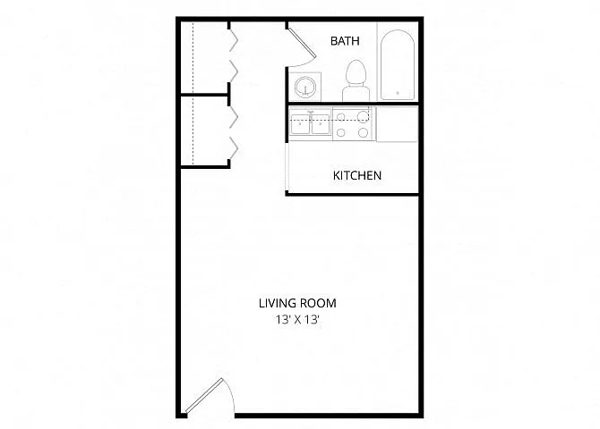 Floor plan Studio