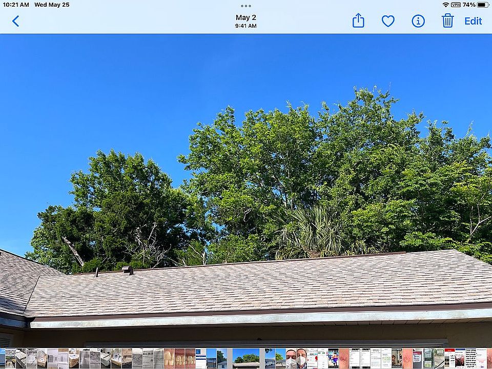 New roof & gutters, May 2022