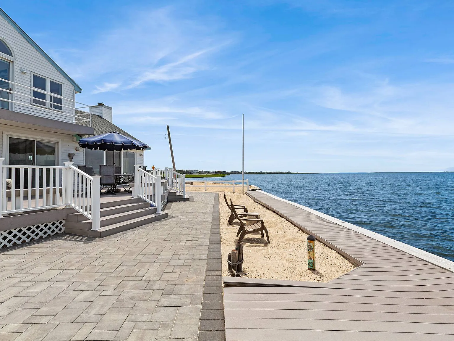 Waterfront Updated Beach House — Photo 1