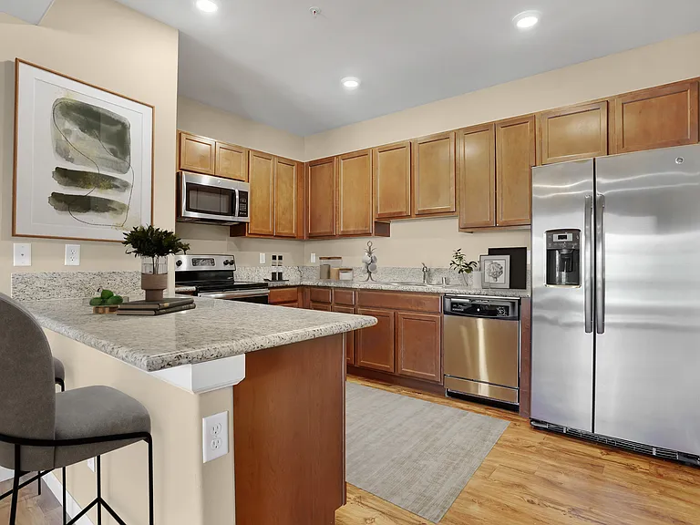 Two- Bedroom floorplan
Kitchen space