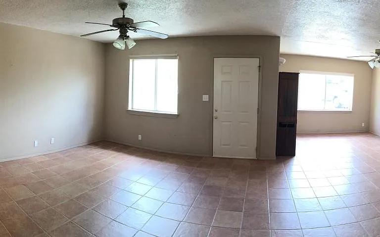 Front Door Entry & to the right is open Living room/ dining room or den_