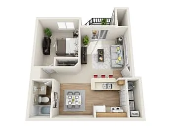 Floor plan 1X1