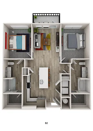 Floor plan B2