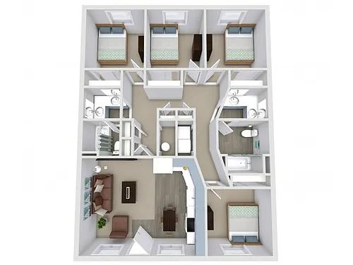 Floor plan 4X2