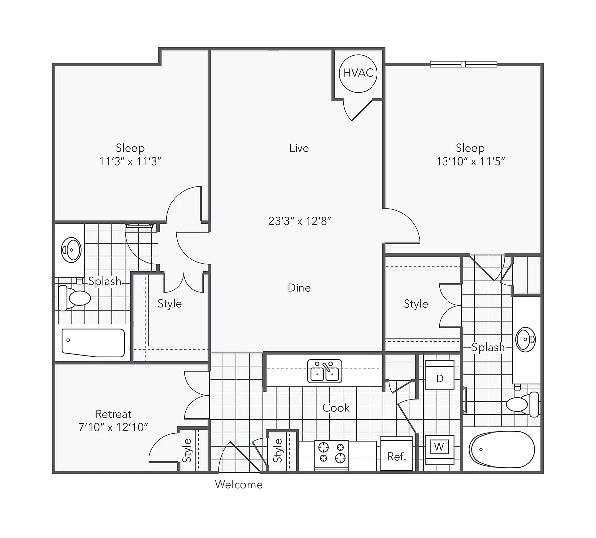 Floor plan Nokomis