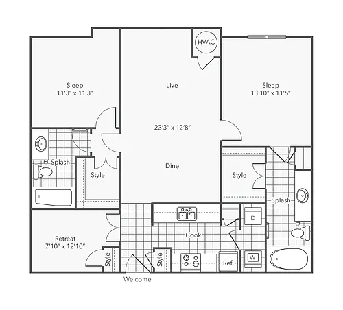Floor plan Nokomis