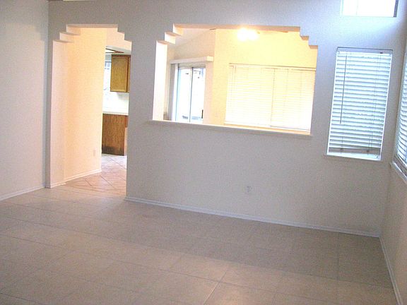 Looking into dining room