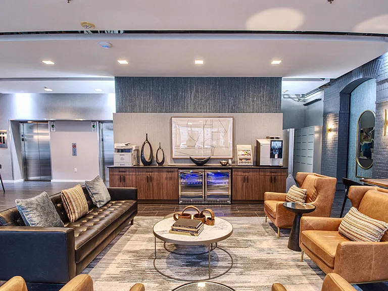 Club lounge for relaxing and entertaining