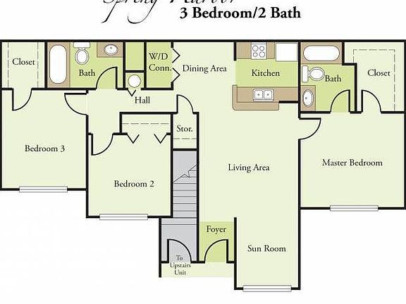3 Bedroom Floorplan