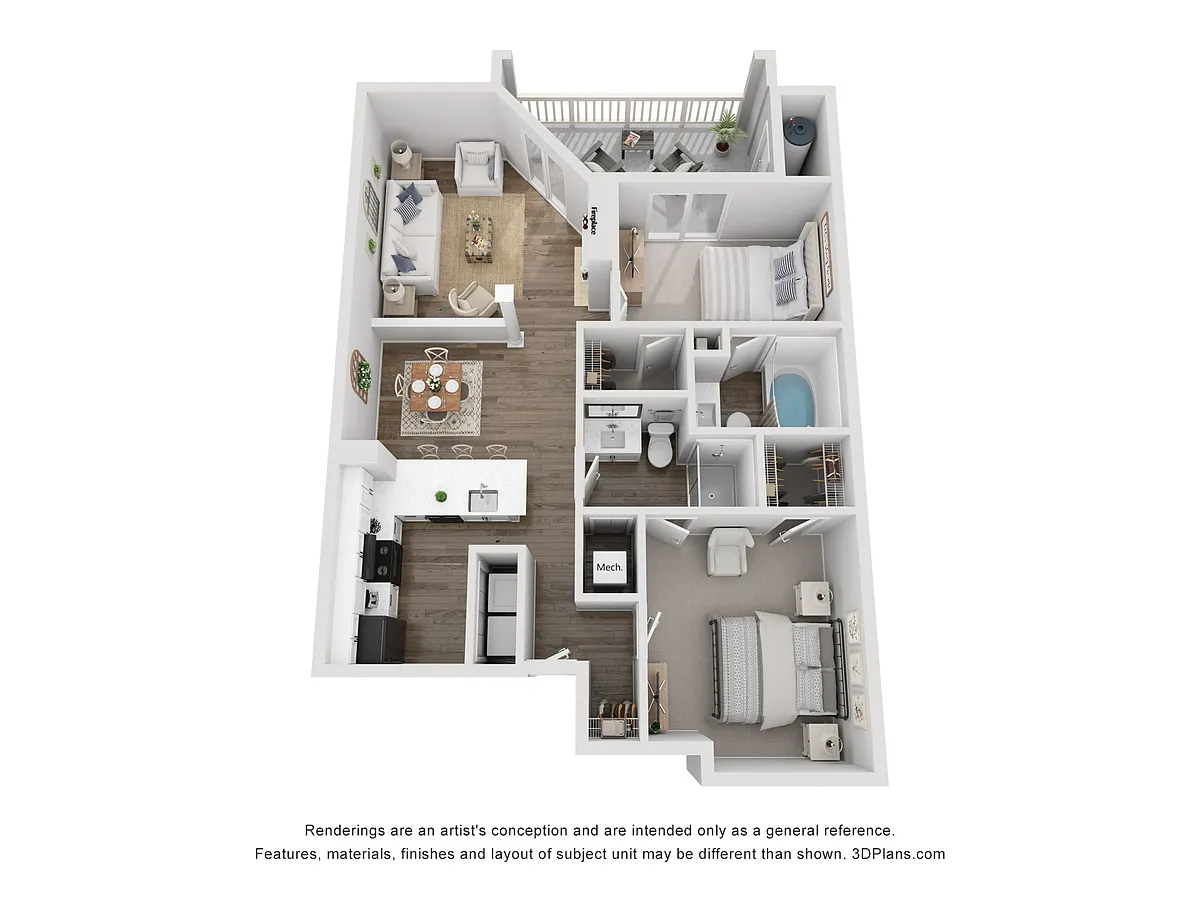 Floor plan Magnolia B2A
