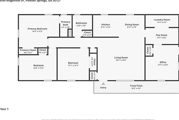 4 bed, 2.0 bath, 1228 sqft, $1,595 — Photo 2