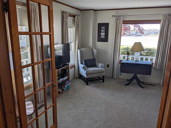 Living room and beach view