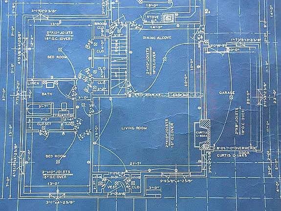 Main floor blueprints