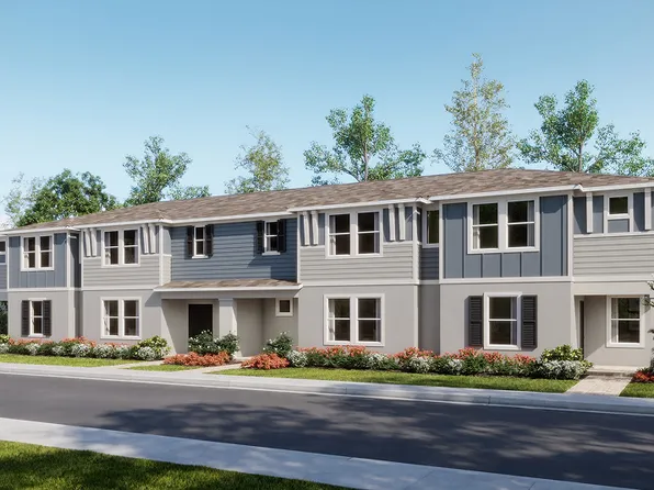 Highland Plan, The Glades at Crossprairie : Trail Townhomes