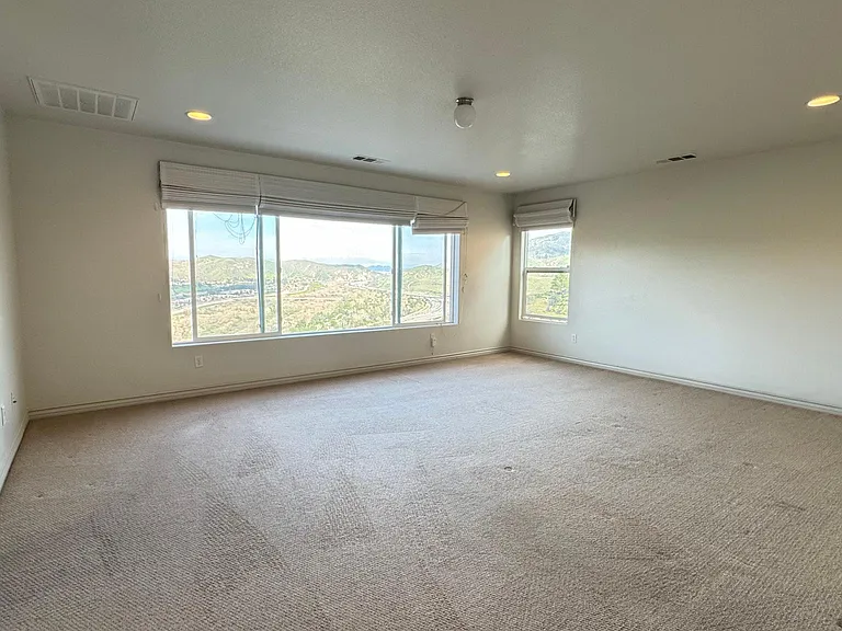 Master bedroom with View
