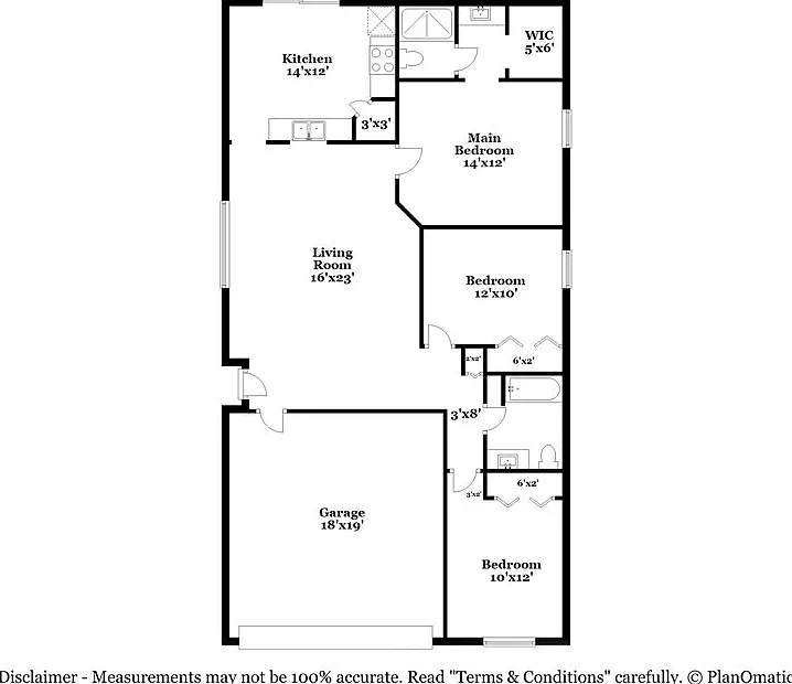 3 bed, 2.0 bath, 1303 sqft, $2,080 — Photo 2