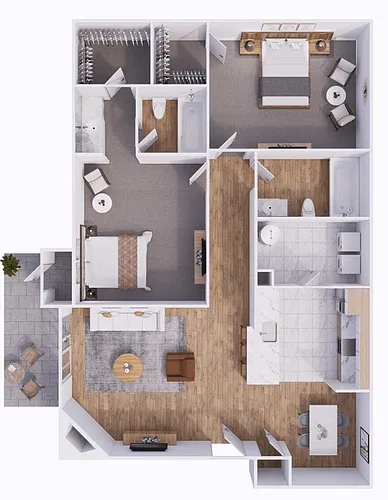 Floor plan Truman