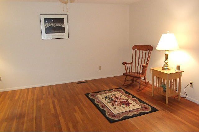 Living Room with nice hardwood