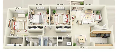 Floor plan Sunshine
