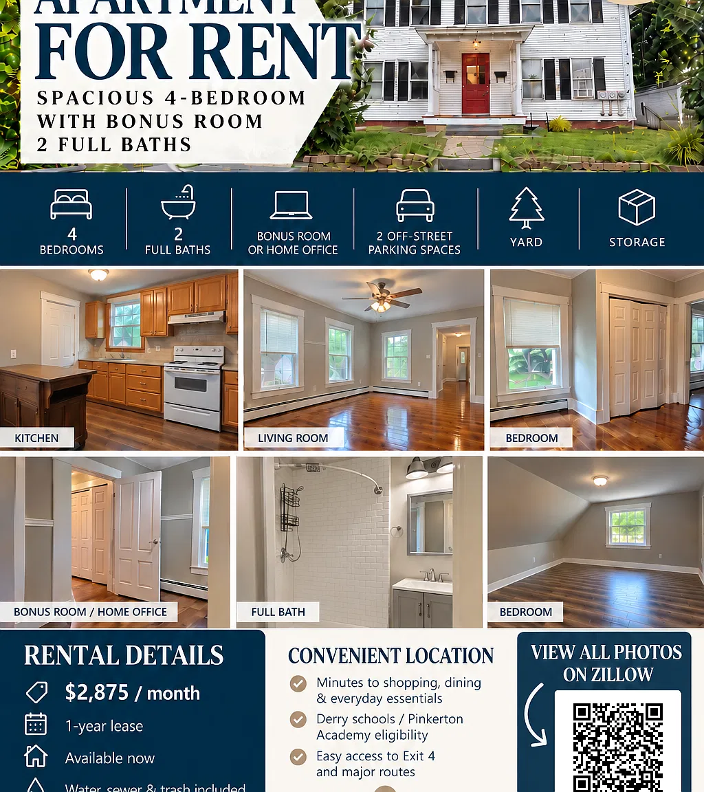 4 bed, $2,875 — Photo 1