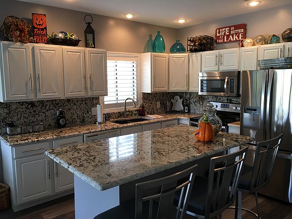 Open kitchen with island