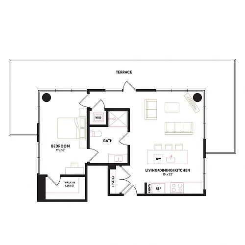 Floor plan PHA1