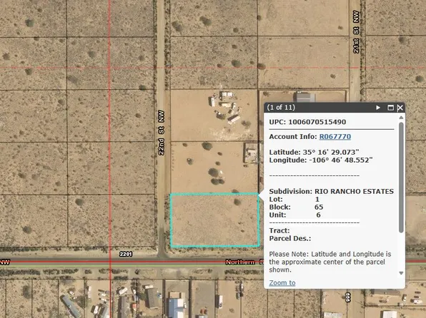 Land Block Lot 1-65, Rio Rancho, NM 87144