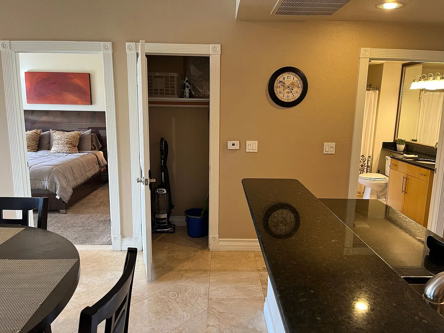 Meridian Luxury 1 Bed | 1 Bath Condo, Balcony View of Linq High Roller and MSG Sphere — Photo 4