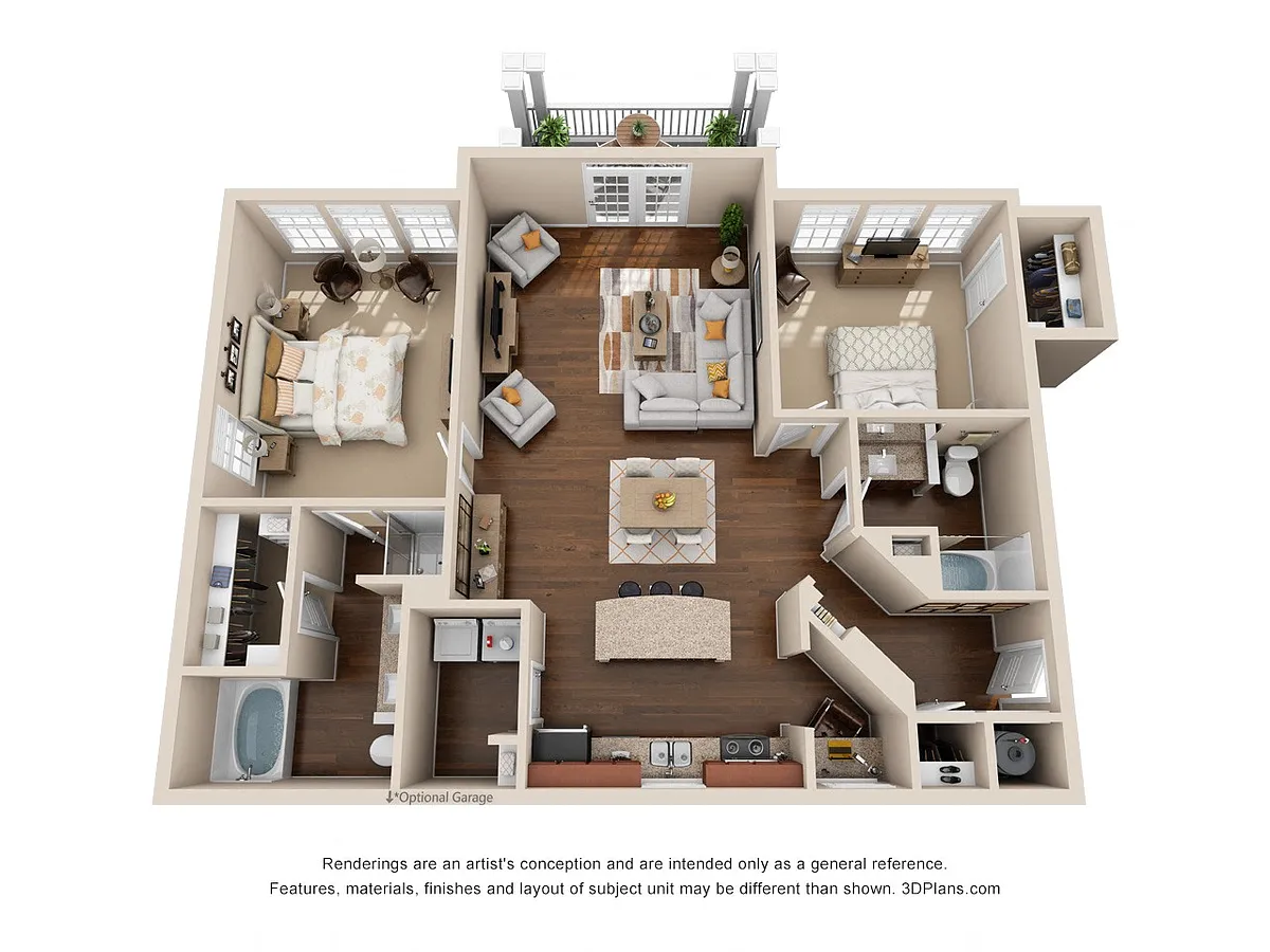 Floor plan The Pinehurst B4