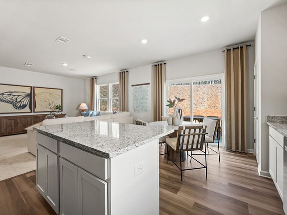 Kitchen Island and Cafe Nook