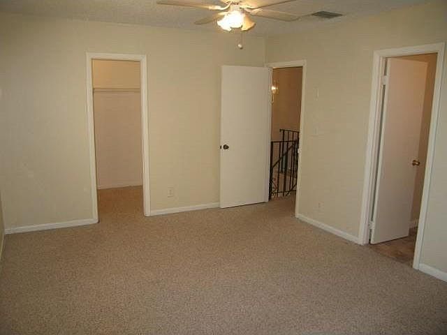 Master bedroom, carpet has been removed and replaced with laminate flooring