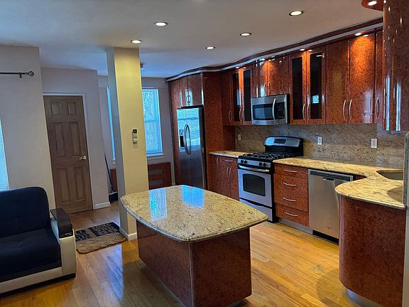 Open Kitchen with coat closet