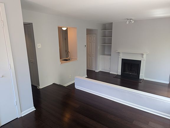 View from bedroom area to living room