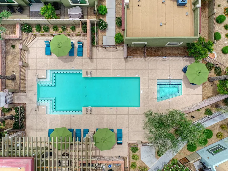 Pool & Pool Patio Arial View