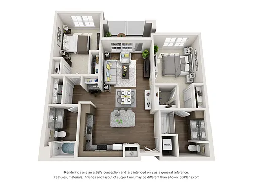 Floor plan B1