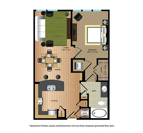 Floor plan A1C - Platinum Renovation