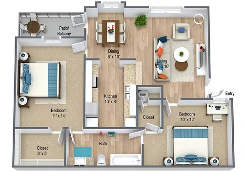 Floor plan B-1