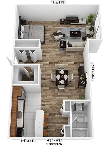 Floor plan Studio