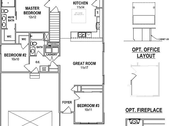 501 11th ave - Holly 602 - Standard Layout Options - Example