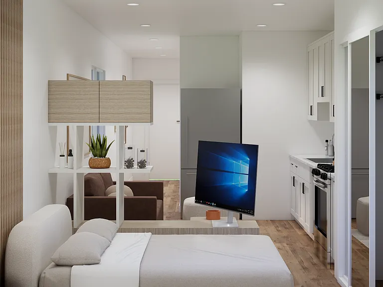 Rendering of Studio (finishes not the same)