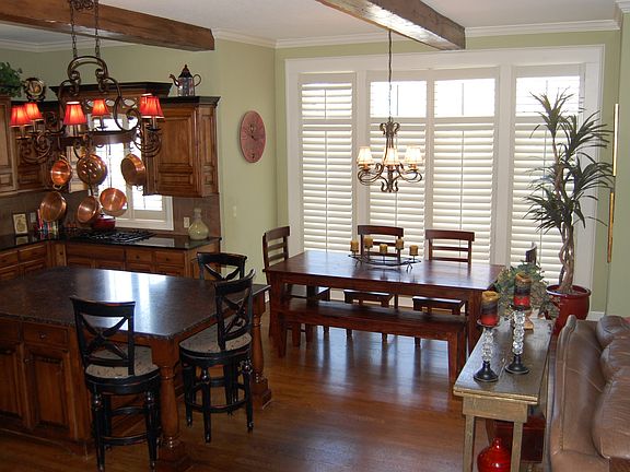 Gleaming hardwood floors 