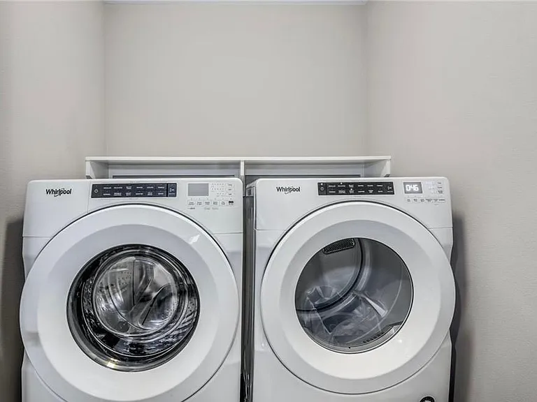 Whirlpool washer and dryer set.