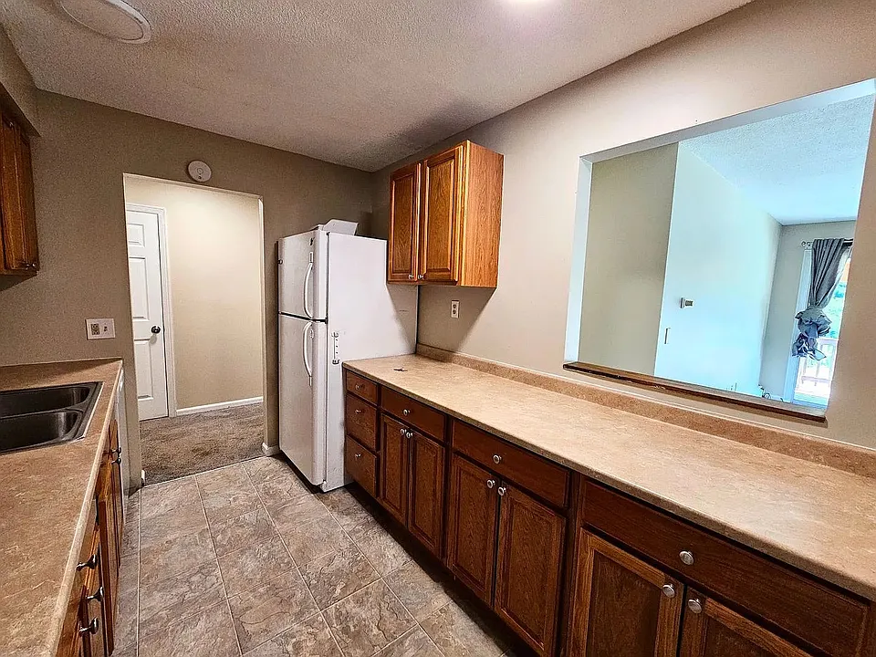 Galley style kitchen
