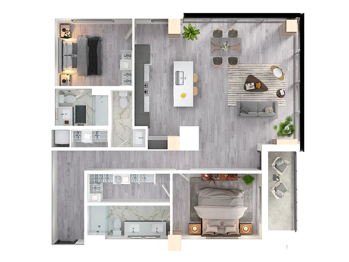 Floor plan Hemlock