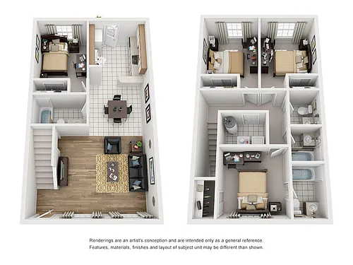 Floor plan 4 Bedroom 3.5 Bathroom