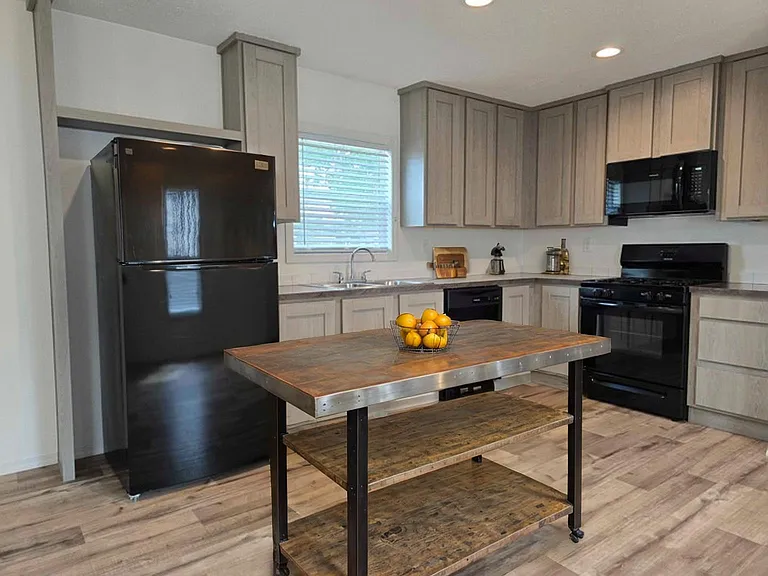 kitchen staged