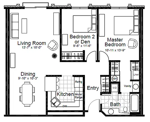 Floor plan Rosewood