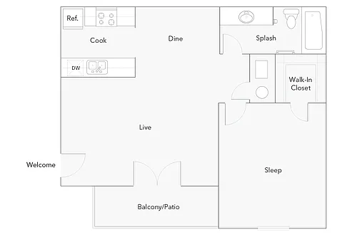 Floor plan Amherst