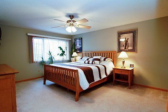 Huge master BR w/ his & her closets!