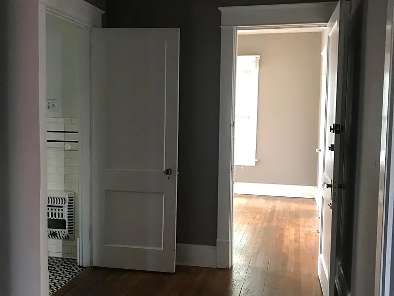 Hallway to back bedroom